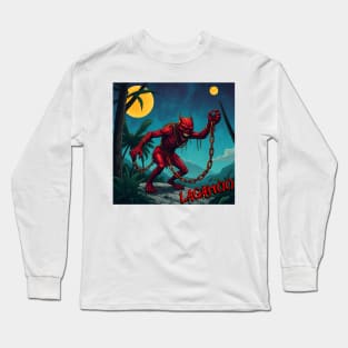 LAGAHOO / LOUP GAROU – FULL COLOUR – FETERS AND LIMERS – CARIBBEAN FOLKLORE EVENT DJ GEAR Long Sleeve T-Shirt